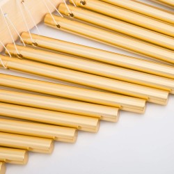 ENNBOM Carillón de 20 notas para mesa, timbre de viento, 20 barras, instrumento de percusión con mazo