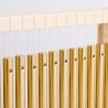 ENNBOM Carillón de 20 notas para mesa, timbre de viento, 20 barras, instrumento de percusión con mazo
