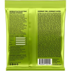 Ernie Ball Regular Slinky - Cuerdas para guitarra eléctrica, calibre 10-46 (P02221)
