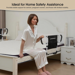 Riel de cama doble para adultos mayores