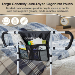 Riel de cama doble para adultos mayores