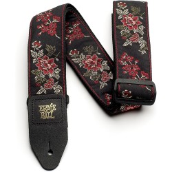 Ernie Ball - Correa de guitarra Jacquard, rojo rosado (P04142)