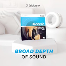 D'Addario Cuerdas de guitarra - Cuerdas de guitarra acústica