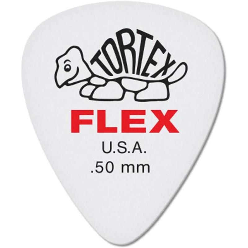 Jim Dunlop Público estándar Tortex Flex .50MM - Paquete de 12 Jim Dunlop Público estándar Tortex Flex .50MM - Paquete de 12