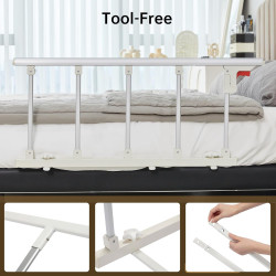 ELENKER Rieles de cama para adultos mayores