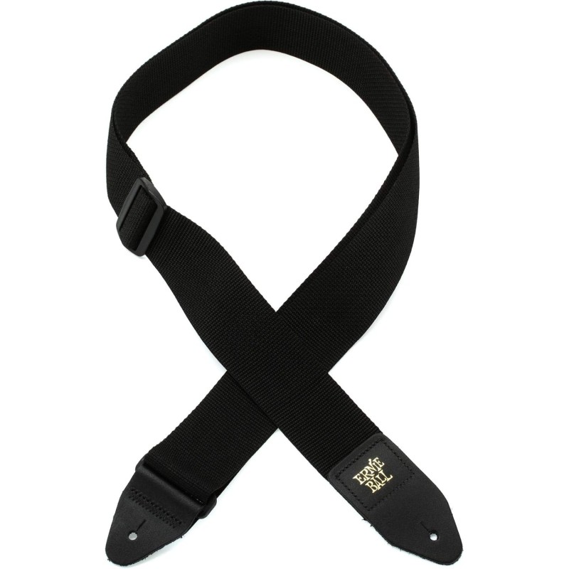 Ernie Ball Polypro - Correa de guitarra color negro Ernie Ball Polypro - Correa de guitarra color negro