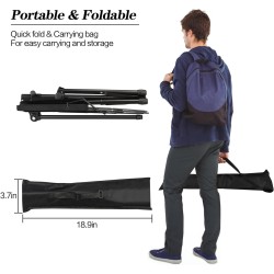 1 paquete de soporte de música, con soporte de clip para partituras de música y bolsa de transporte
