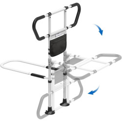 Rieles de cama para adultos mayores