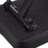 Taburete resistente RockJam Xfinity con doble X para piano, premontado, con correas de bloqueo