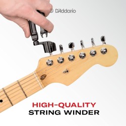 D'Addario Accessories - Bobinador de cuerdas para guitarra