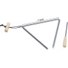 Instrumento musical del triángulo | De acero inoxidable y resistente