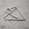 Instrumento musical del triángulo | De acero inoxidable y resistente