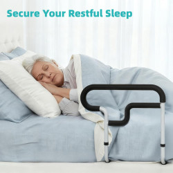 Rieles de cama para adultos mayores, riel de asistencia de cama ajustable para personas mayores