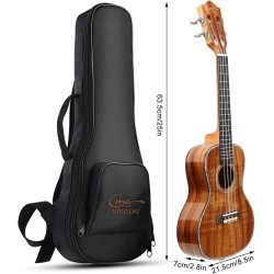 Hricane Ukelele profesional | Con kit de accesorios para principiantes