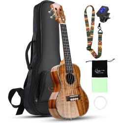Hricane Ukelele profesional | Con kit de accesorios para principiantes
