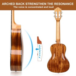 Hricane Ukelele profesional | Con kit de accesorios para principiantes