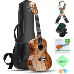 Hricane Ukelele profesional | Con kit de accesorios para principiantes