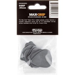 Púas estándar de nailon para guitarra, máxima adherencia, de Dunlop