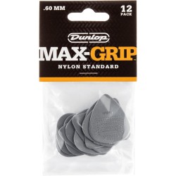 Púas estándar de nailon para guitarra, máxima adherencia, de Dunlop