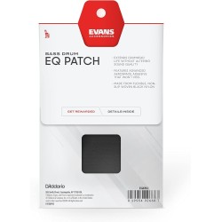 Evans EQ parche doble pedal, nailon negro.