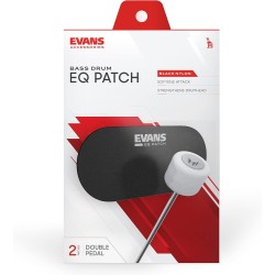 Evans EQ parche doble pedal, nailon negro.