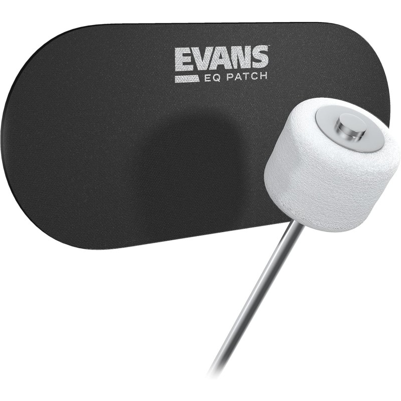 Evans EQ parche doble pedal, nailon negro. Evans EQ parche doble pedal, nailon negro.