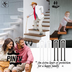 Pasamanos de escalera en forma de U  | Pasamanos de seguridad para escaleras con forma de U