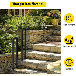 Pasamanos de escalera en forma de U  | Pasamanos de seguridad para escaleras con forma de U