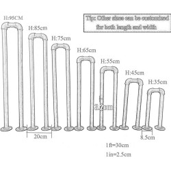 Pasamanos de escalera en forma de U  | Pasamanos de seguridad para escaleras con forma de U