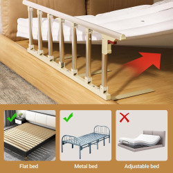 Rieles de cama para adultos mayores