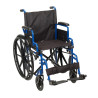 Drive Medical Blue Streak - Silla de ruedas ligera | Silla de ruedas para personas discapacitadas