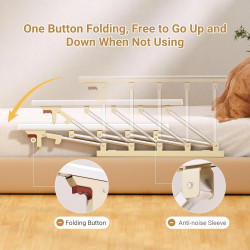 Rieles de cama para adultos mayores