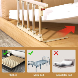 Rieles de cama para adultos mayores