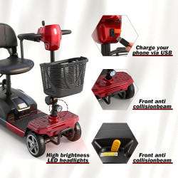 MS08s - Scooters de movilidad para personas mayores y adultos | Scooter electrico para personas discapacitadas o adultos mayores