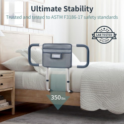 Rieles de cama para adultos mayores