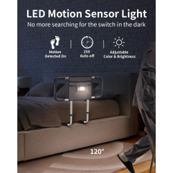 Rieles de cama para adultos mayores