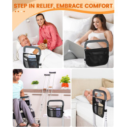 Rieles de cama para adultos mayores