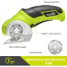 SnapFresh Tijeras eléctricas inalámbricas, mini cortador eléctrico de 4 V
