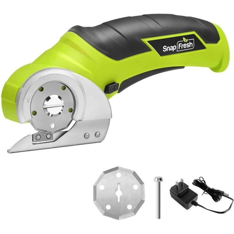 SnapFresh Tijeras eléctricas inalámbricas, mini cortador eléctrico de 4 V SnapFresh Tijeras eléctricas inalámbricas, mini cortador eléctrico de 4 V