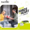 SnapFresh Tijeras eléctricas inalámbricas, mini cortador eléctrico de 4 V