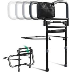 Rieles de cama plegables con una sola mano para adultos mayores