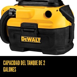 DeWalt DCV581H Aspiradora para agua y polvo | Con flitro y dos boquillas