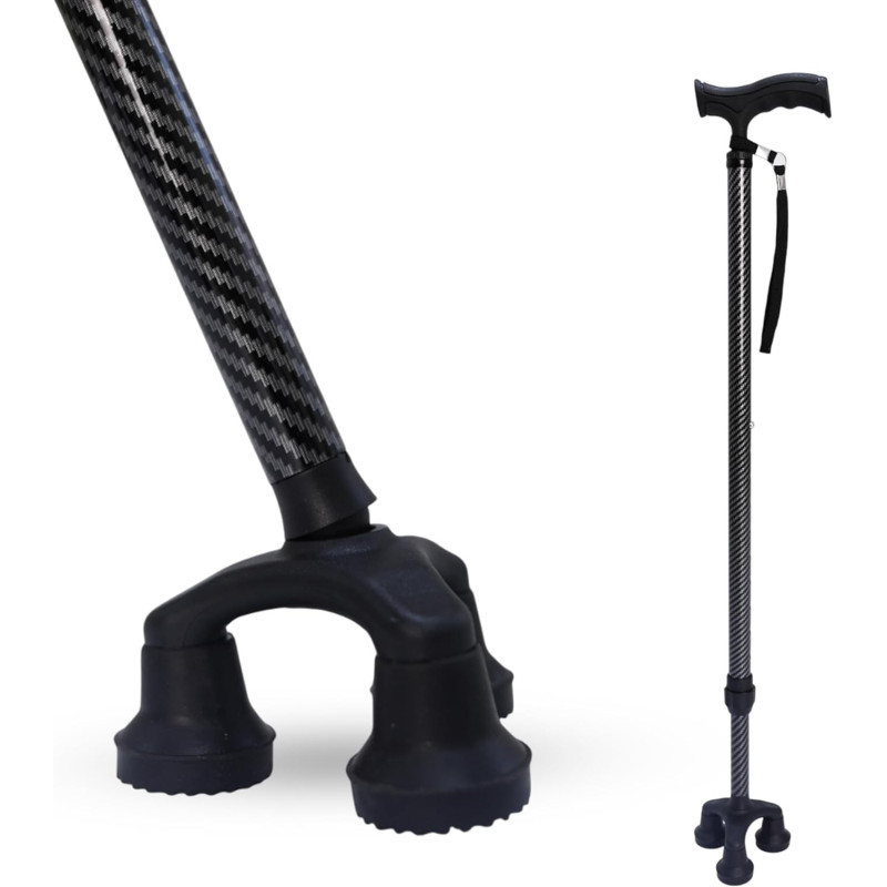 Bastón de apoyo para adultos mayores | Baston todoterrno adaptable para adultos mayores