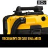 DeWalt DCV581H Aspiradora para agua y polvo | Con flitro y dos boquillas