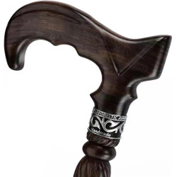 URFORESTIC Bastón de madera hecho a mano | Baston de madera masciza echo a mano