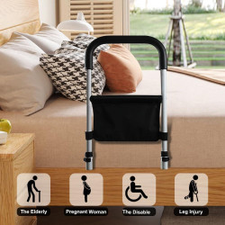 Rieles de cama para adultos mayores