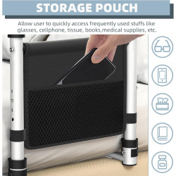 Rieles de cama para adultos mayores