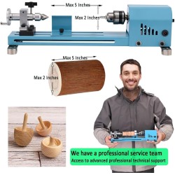 Mini máquina de torno multiuso Torno con herramientas profesionales