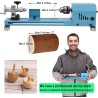 Mini máquina de torno multiuso Torno con herramientas profesionales