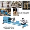 Mini máquina de torno multiuso Torno con herramientas profesionales